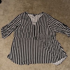 Torrid Striped Tunic Top